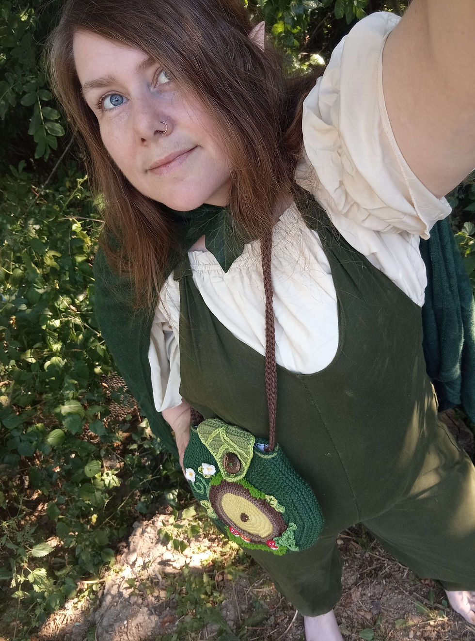 Thumbnail: Round Door Crossbody Bag