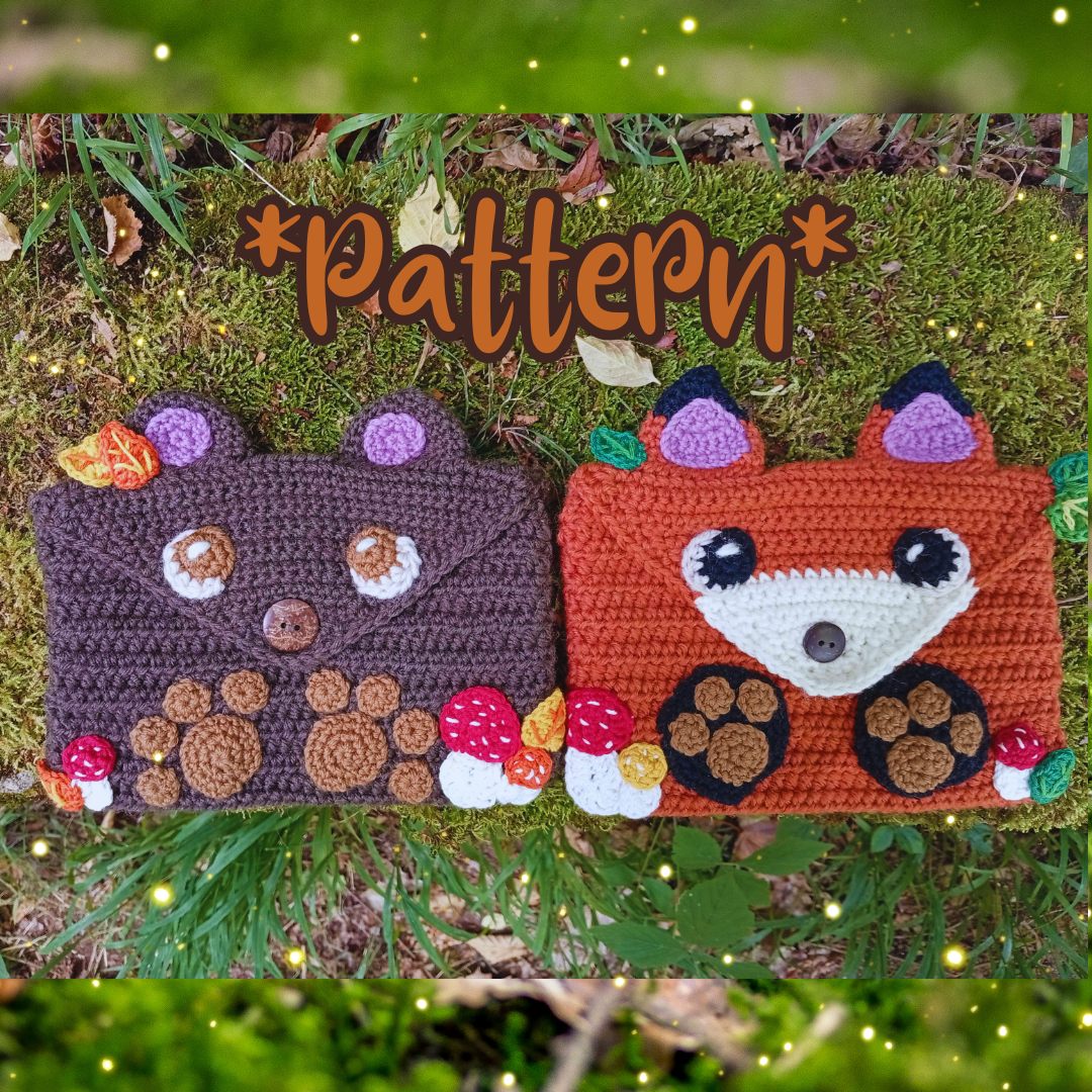 Fox and Bear Pouches