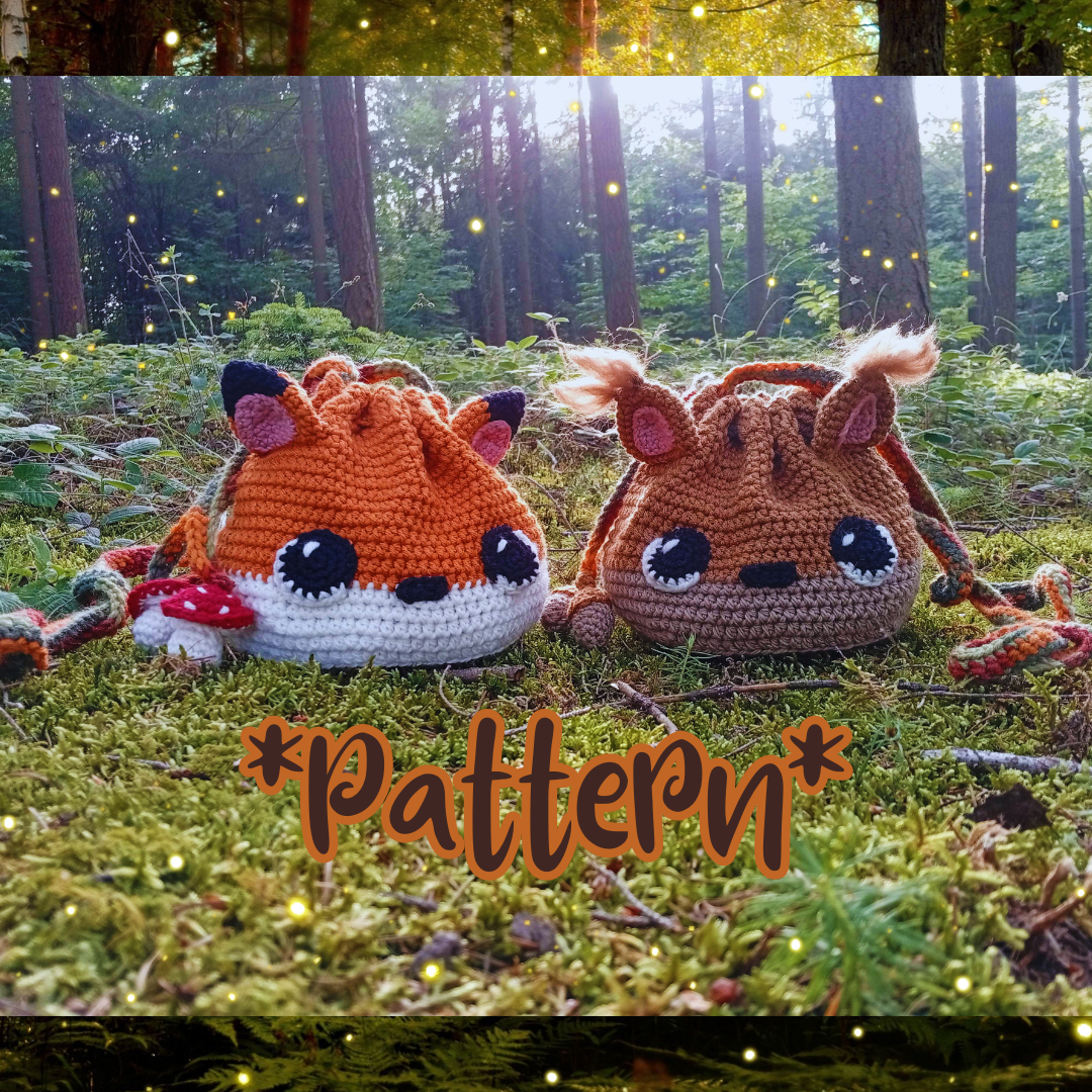 Fox & Squirrel Bucket Bags