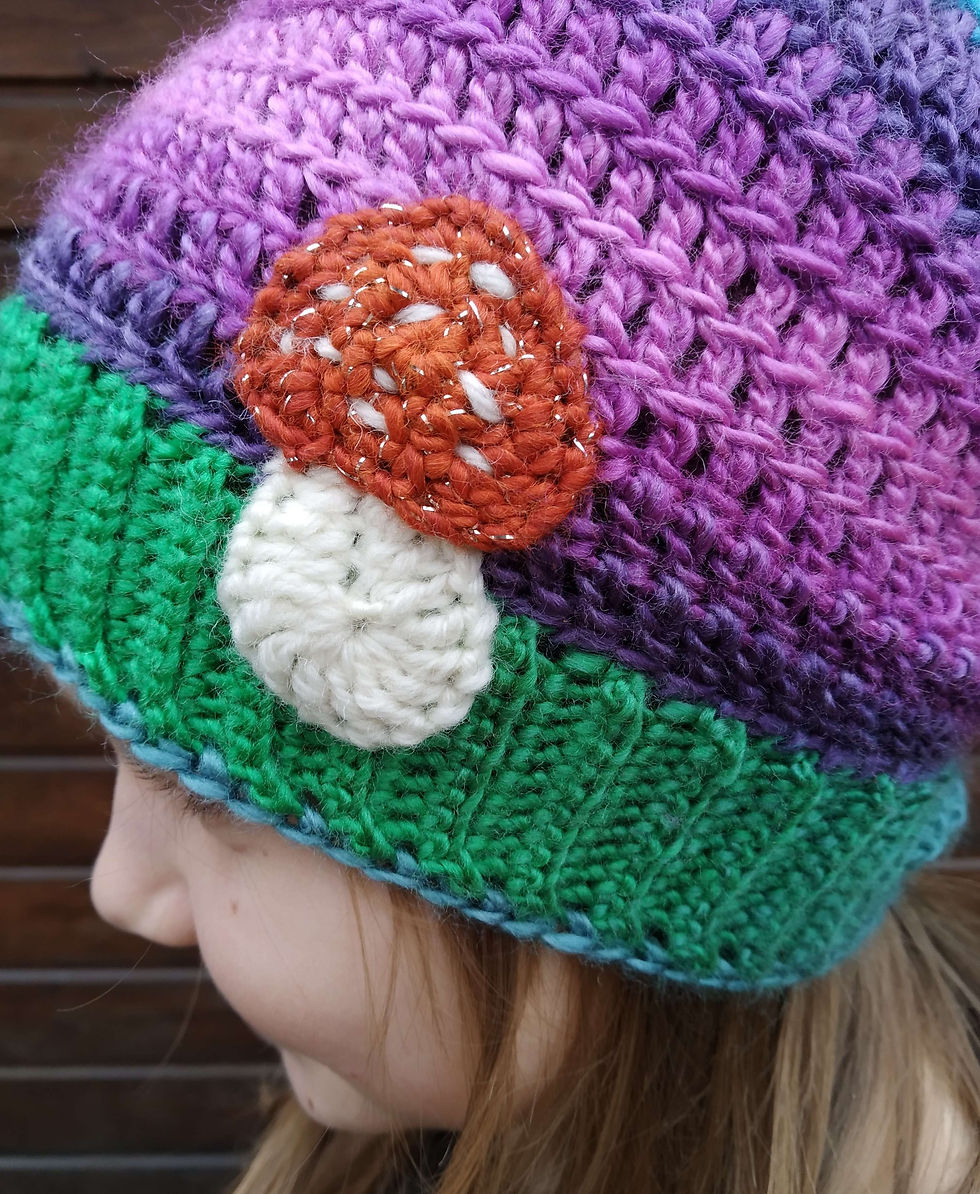 Thumbnail: Mushroom Slouchy Beanie