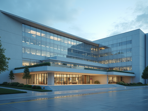A modern South Korean hospital equipped with advanced medical technology, showcasing clean facilities and patient-centered design