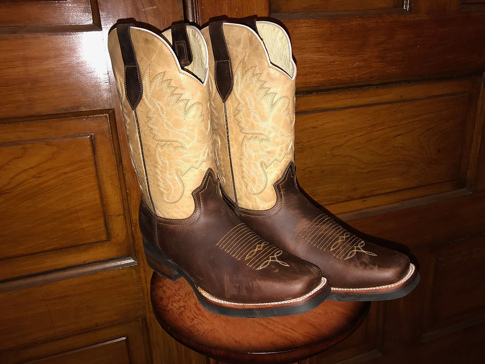 Thumbnail: Brown & Sand Top Boot