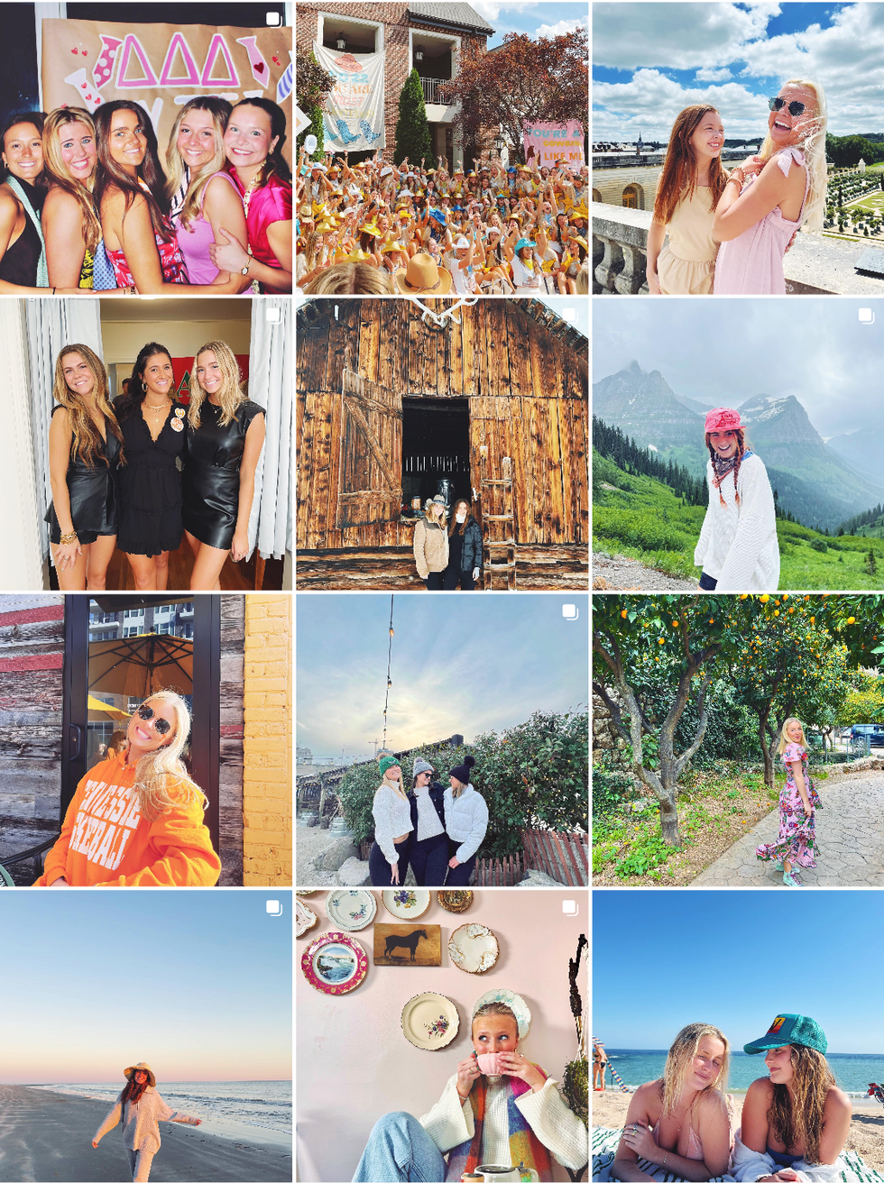 An example of feed posts