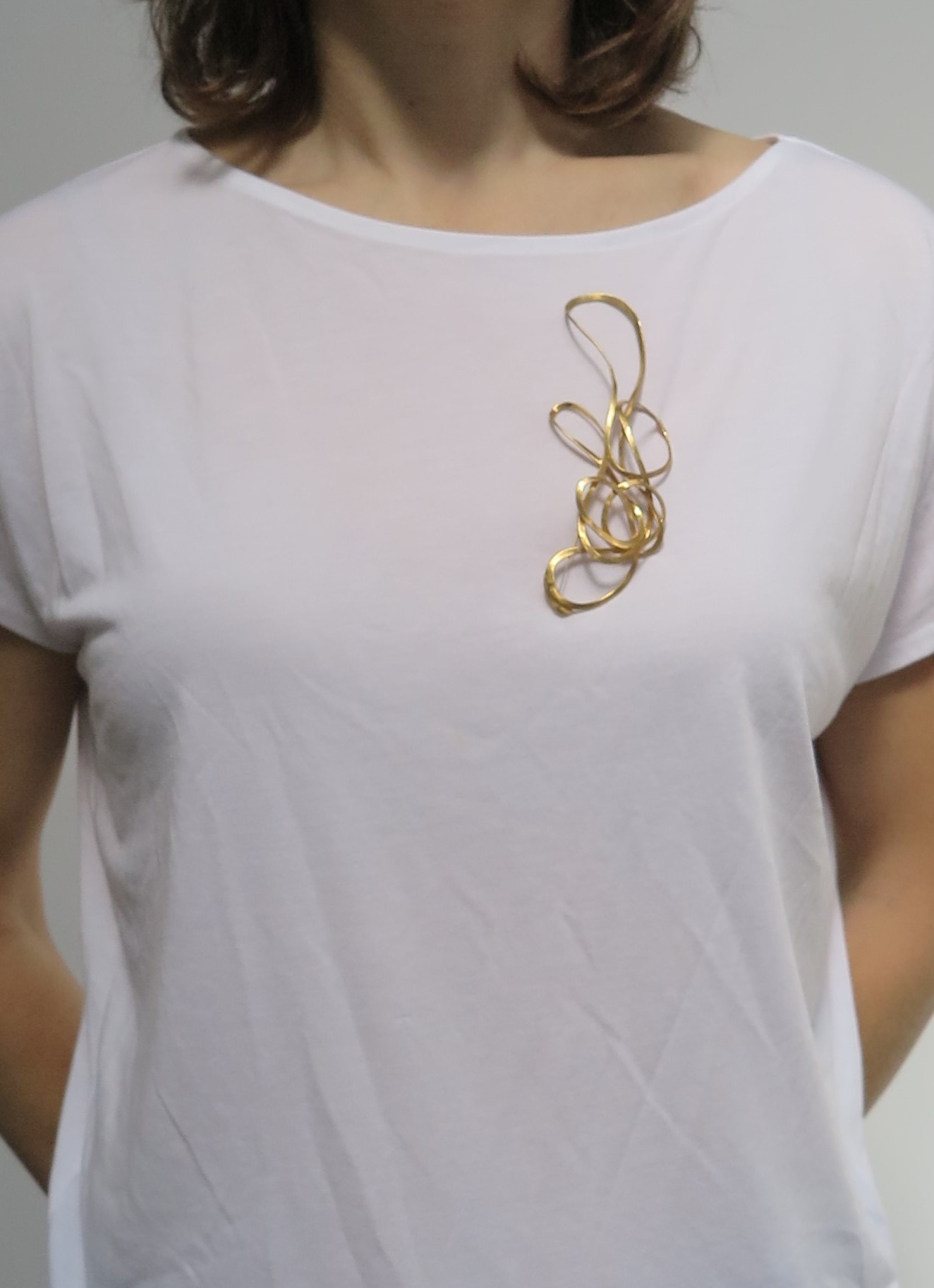 Sabra Brooch on body