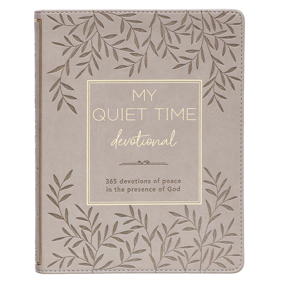 Thumbnail: Faux Leather Quiet Time Devotional
