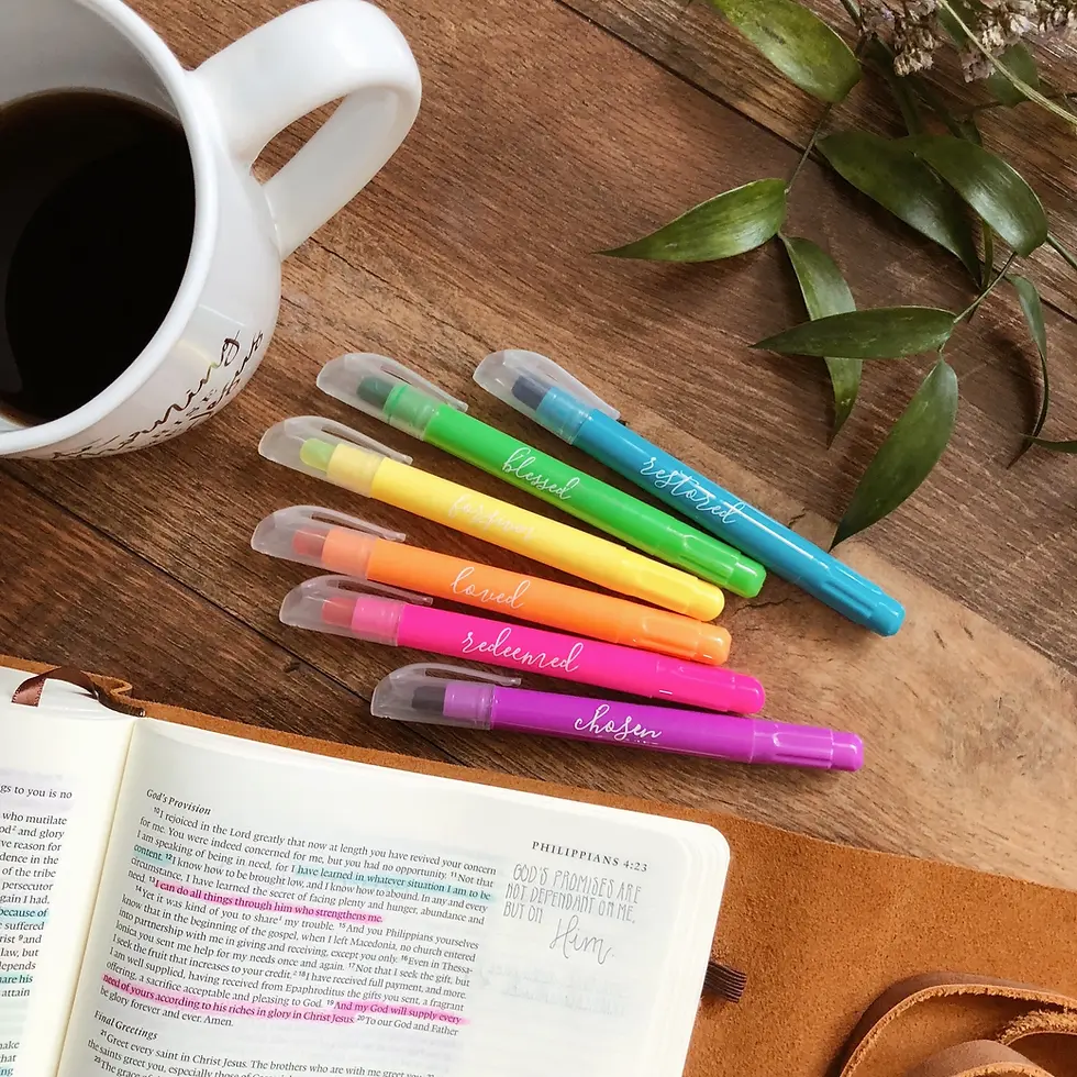 Scented Bible Study Highlighter Set