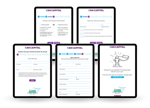 CAN Capital Digital Application Mockup