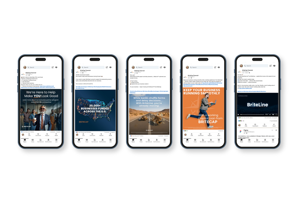 BriteCap Social Media Samples