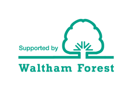 Waltham Forest text with tree illustration