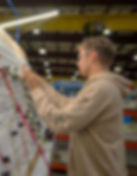 ArcFlo team member working on full-scale wire harness.