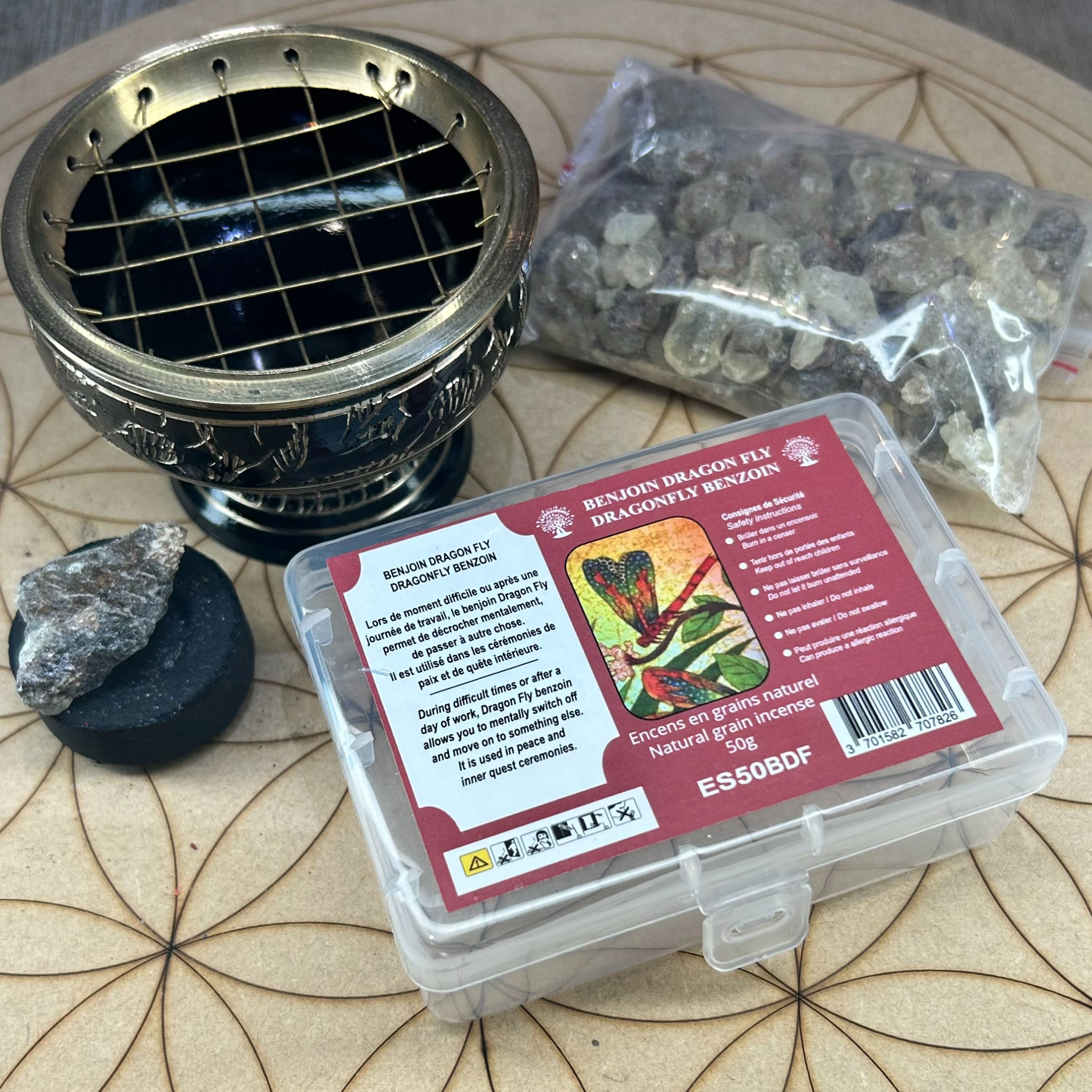 Encens en grains - Benjoin Dragonfly (50g)