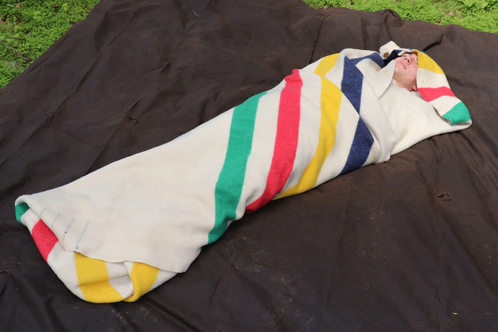 Campcraft Outdoors Bushcraft Hudson Bay Wool Blanket