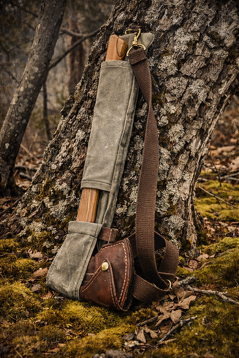 Axe & Saw Sling | Waxed Canvas