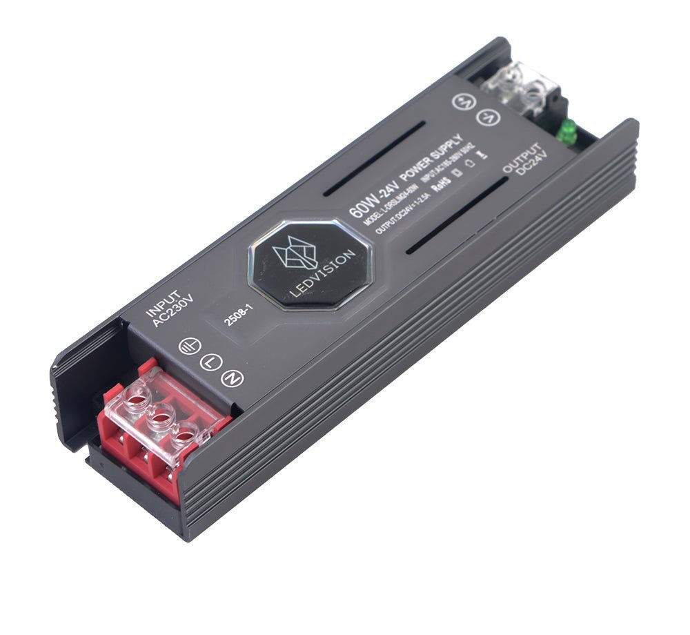 |24V|2.5A|60W דרייבר סלים