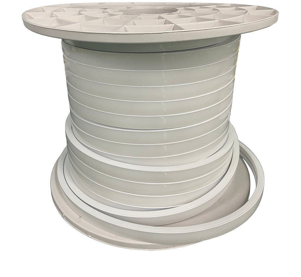סרט לד סיליקון גמיש שקוע 240 לד|50 מטר|IP65|24V|4000K|24W