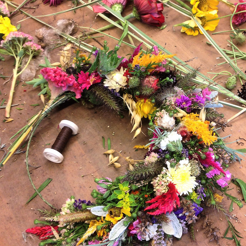 Wilde Kränze aus Blüten und Kräutern - Nachmittagsworkshop