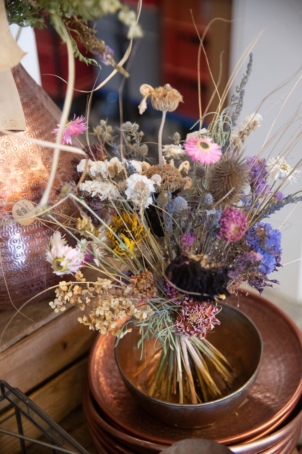 GRAZ Trockenblumen arrangieren