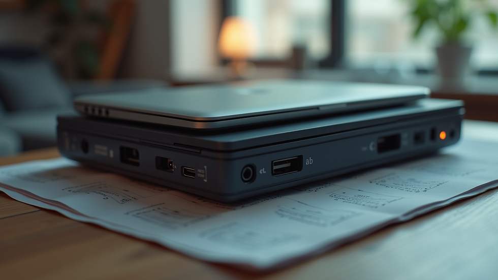 Plano detalle de una computadora portátil con plataforma de capacitación online abierta