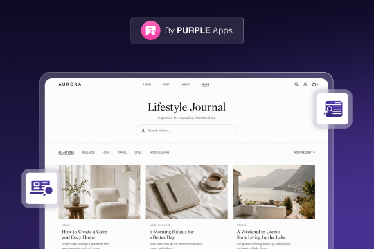 AI Blog Search bar banner