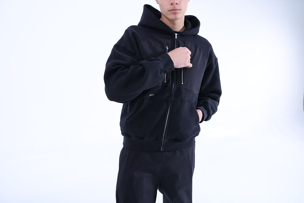 Miniatura: ZIP HOODIE BLACK
