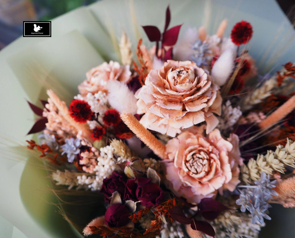 乾燥花求婚花束