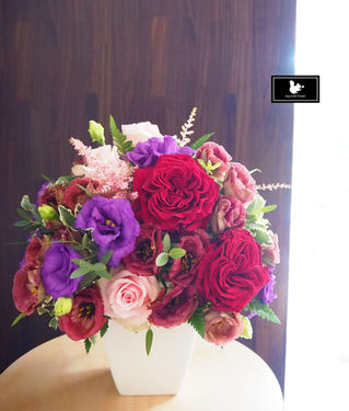 開工的祝賀盆花