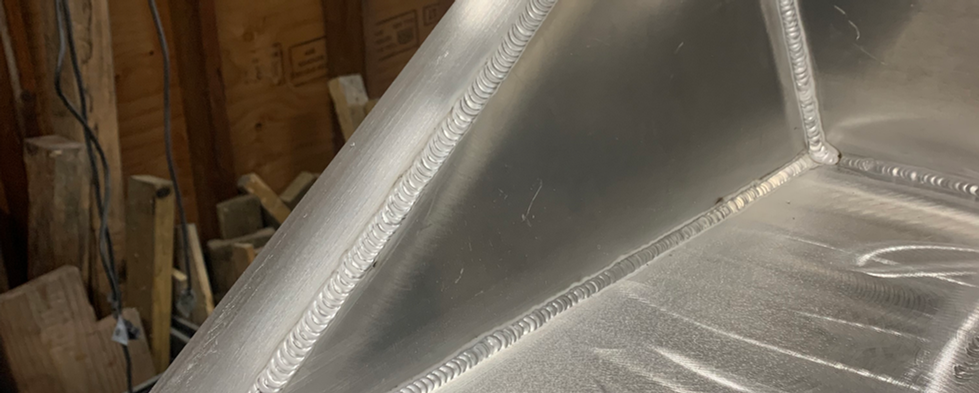 aluminum center console