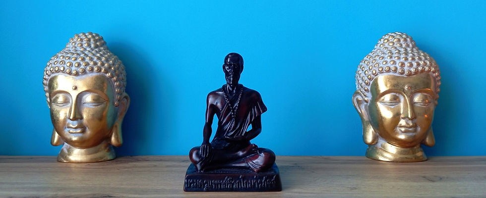 Detail dekorací interiéru salonu Sonnarai tradiční thajské masáže v Opavě