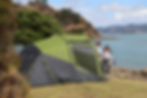 Camping in beautiful places
