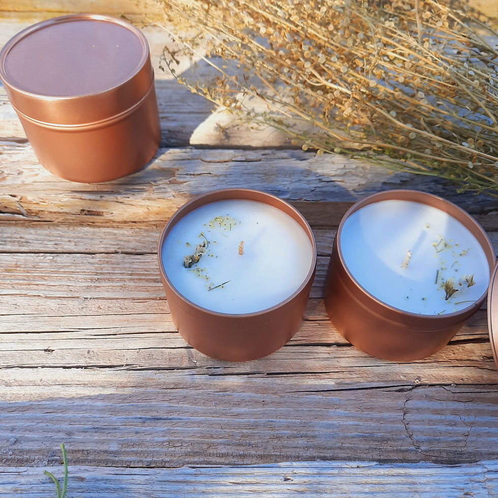 Thumbnail: Feel the silence Tin candle