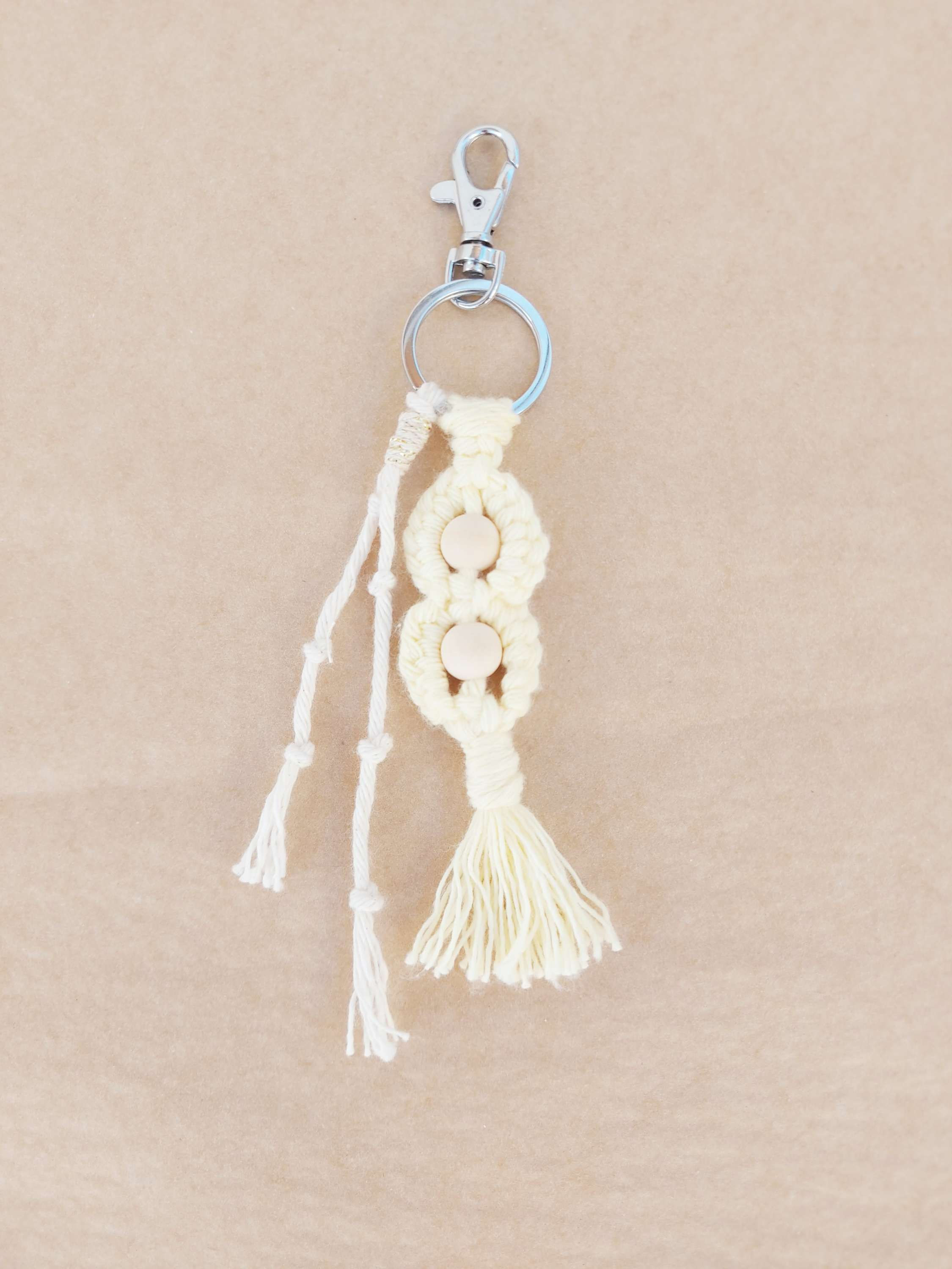 Macramé key ring #5