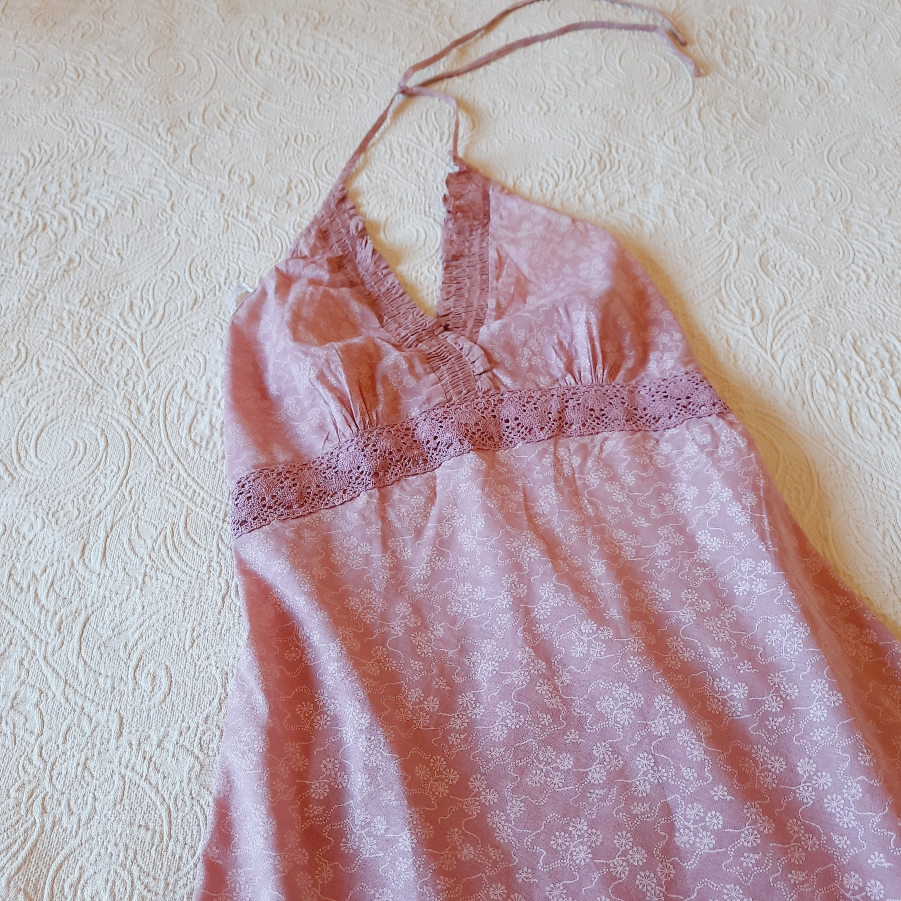 Pink flowers dress