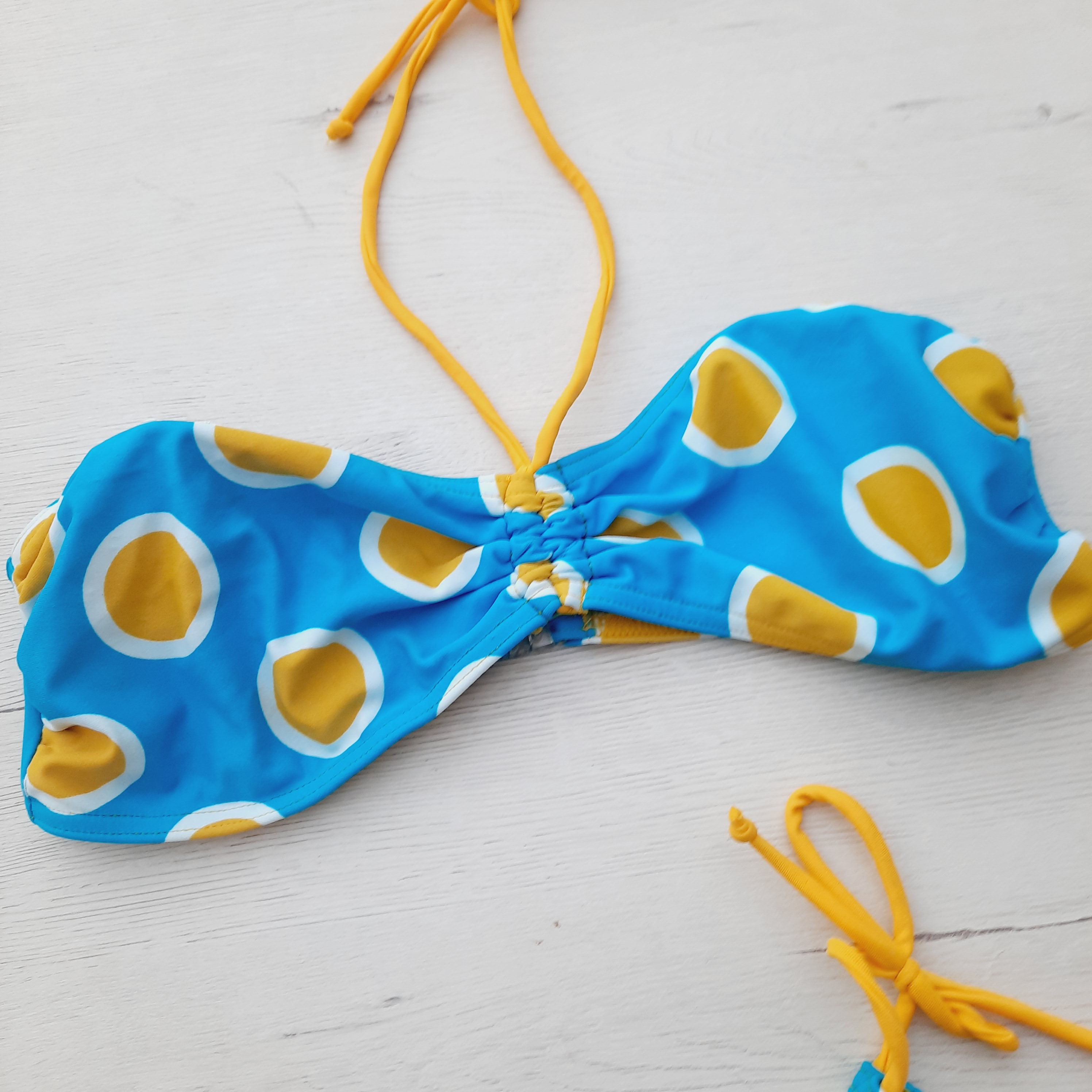 Bikini Top -Yellow balls