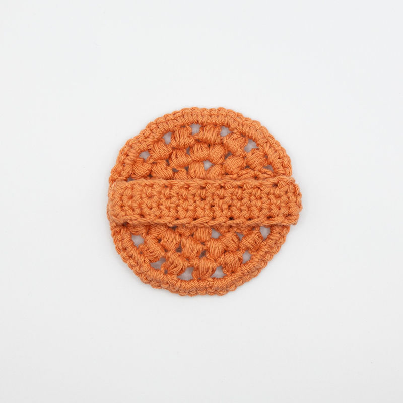 Thumbnail: 100% Cotton Washcloth & Make-up Pad Set - Burnt Orange by Janelley Health and Wellness