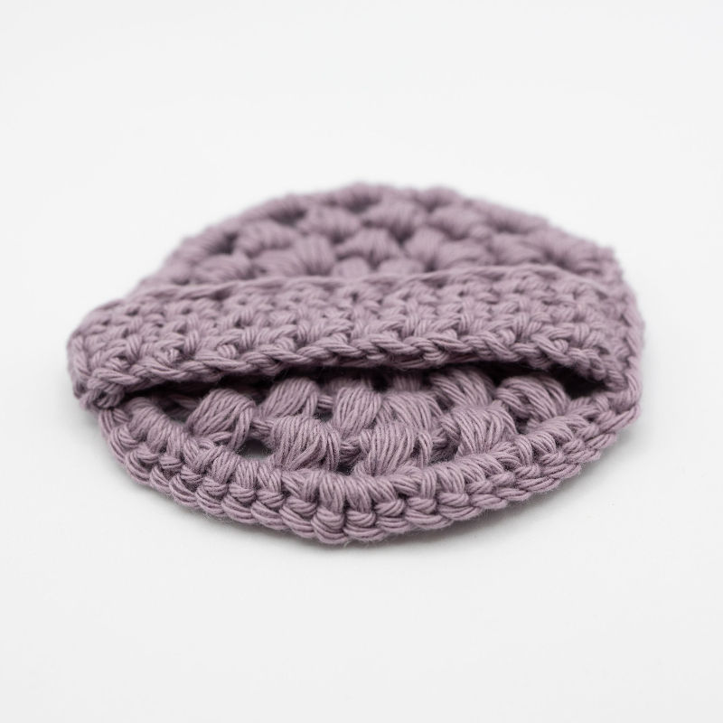 Thumbnail: 100% Cotton Washcloth & Make-up Pad Set - Purple by Janelley Health and Wellness