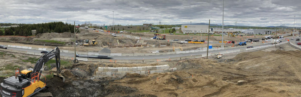 Construction autoroute Henri-IV (A-73) et autoroute Charest (A-440)