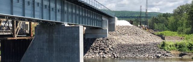 Construction de deux ponts ferroviaires en Gaspésie-4