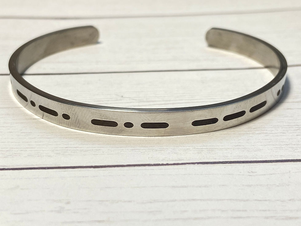 Thumbnail: Fuck off jewelry, bracelet that says fuck off in morse code, hidden message