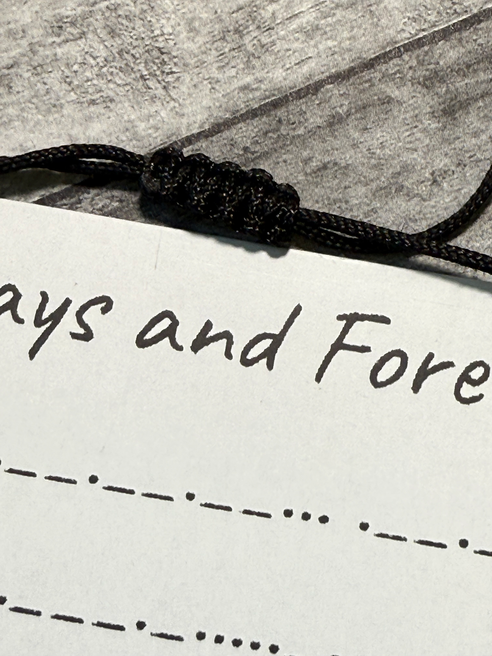 Thumbnail: Always and Forever Morse Code bracelet, soul mate, best friend, memorial gift