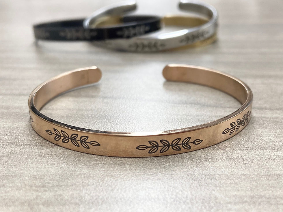 Thumbnail: Keep Going Adjustable Bracelet - Motivational Jewelry for Encouragement & Recove
