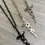 Thumbnail:  "Love” Cross Necklace - Jesus gift, baptism / Christian Jewelry | Faith Pendant