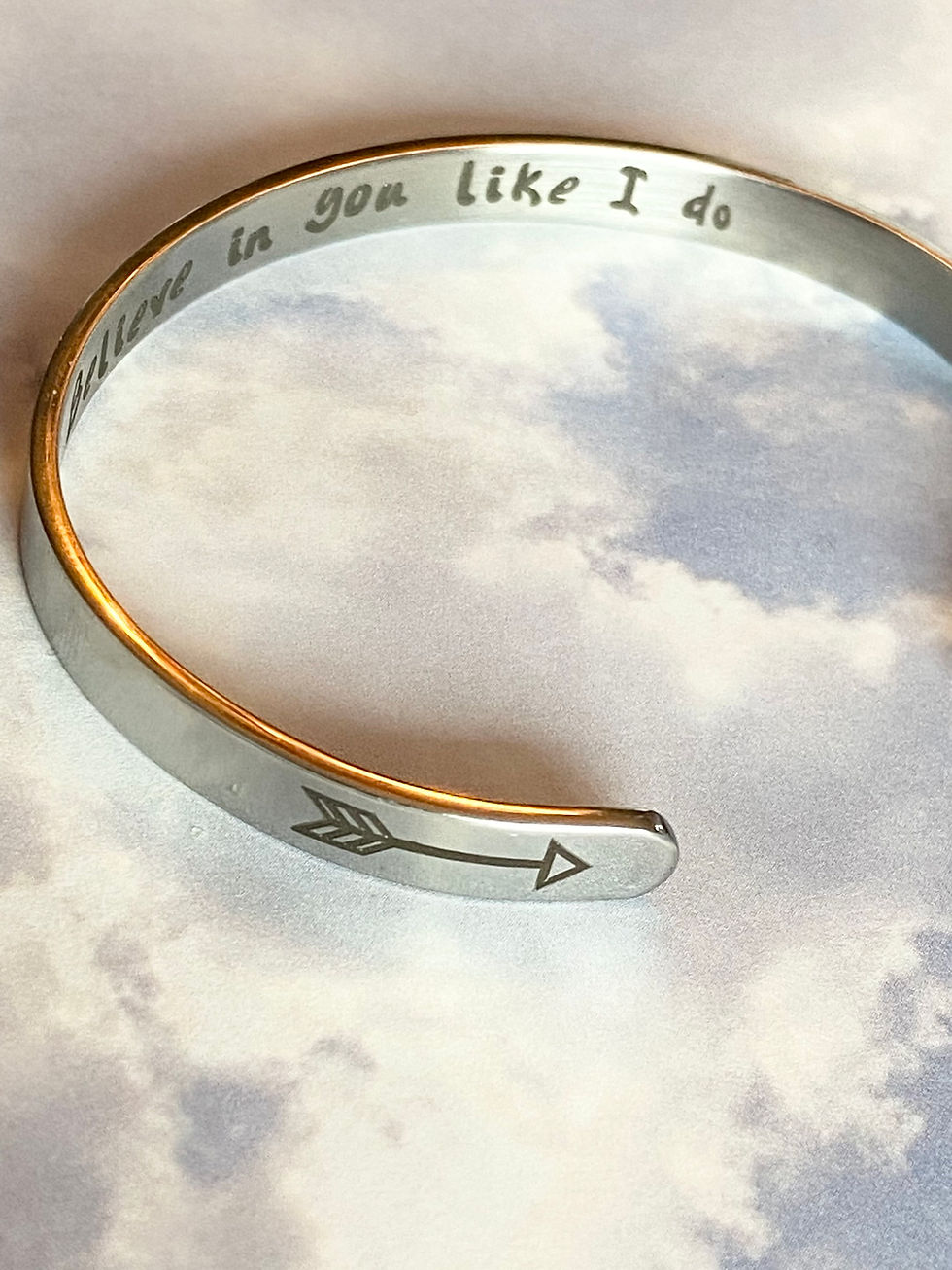 Thumbnail: Believe in you like I do bracelet, graduation gift, gift for him, gift for her