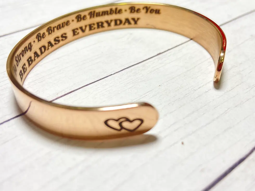 Thumbnail: Badass jewelry- gift for someone who needs a reminder, new chapter, motivation