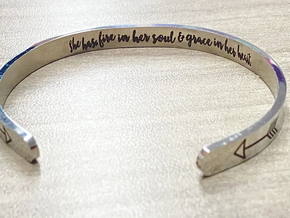Thumbnail: She has fire in her soul and grace in her heart, gift for daughter, graduation g