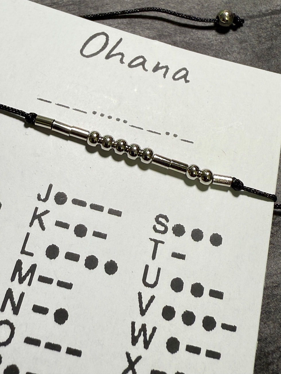 Thumbnail: Ohana Morse Code Bracelet 