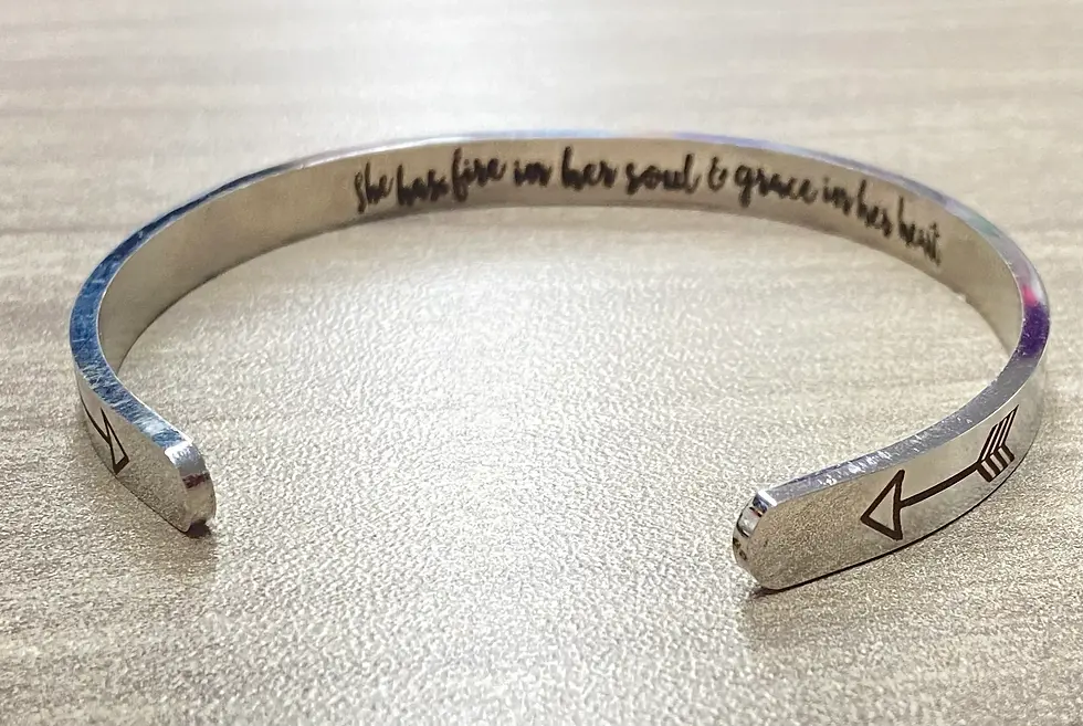 Thumbnail: She has fire in her soul and grace in her heart, gift for daughter, graduation g