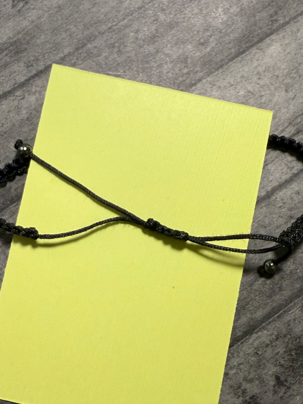Thumbnail: Blessed Morse Code Bracelet - Adjustable Spiritual Reminder - Encouragement Gift