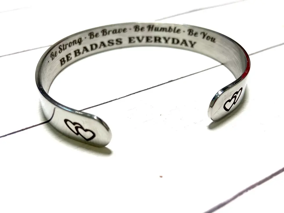 Thumbnail: Badass jewelry- gift for someone who needs a reminder, new chapter, motivation
