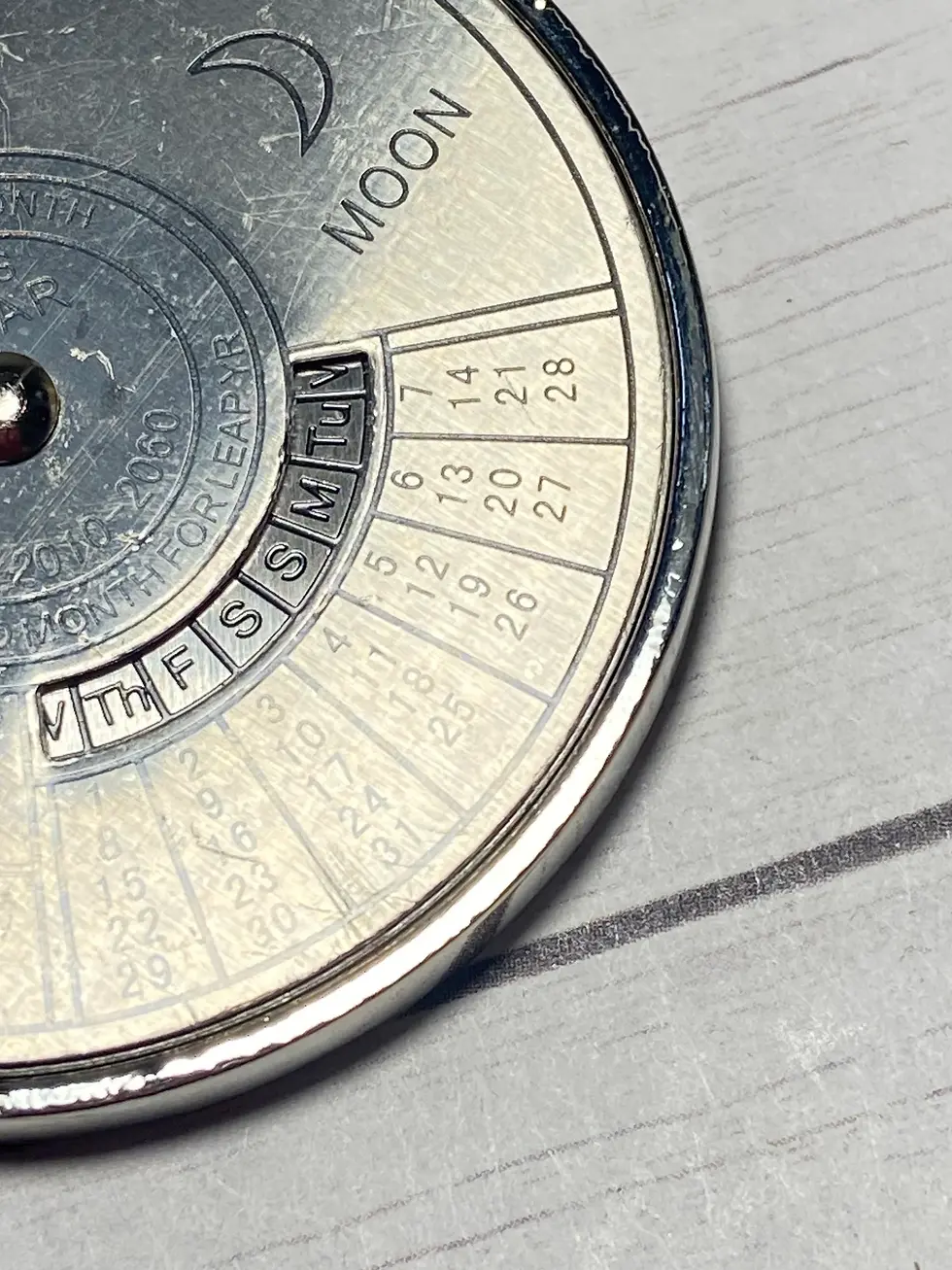 Thumbnail: Fun gift, small token gift, 50 Years Super Perpetual Calendar Key Chain 