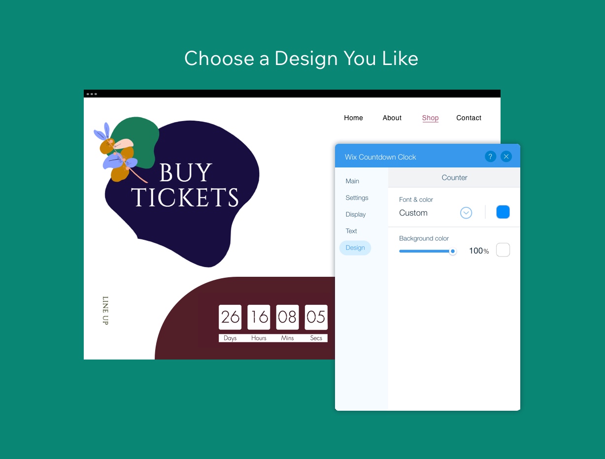 Wix Countdown Clock Wix App Market